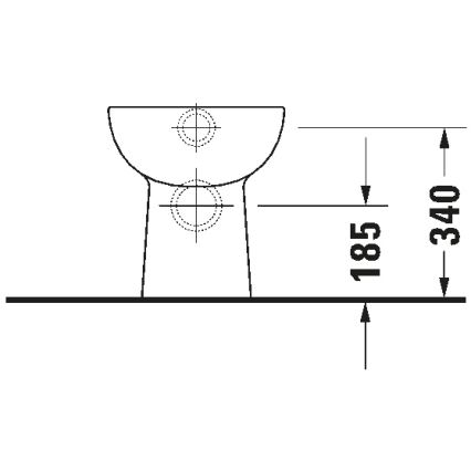 Duravit 21150900002 - WC a pavimento D-CODE ceramica/bianco lucido