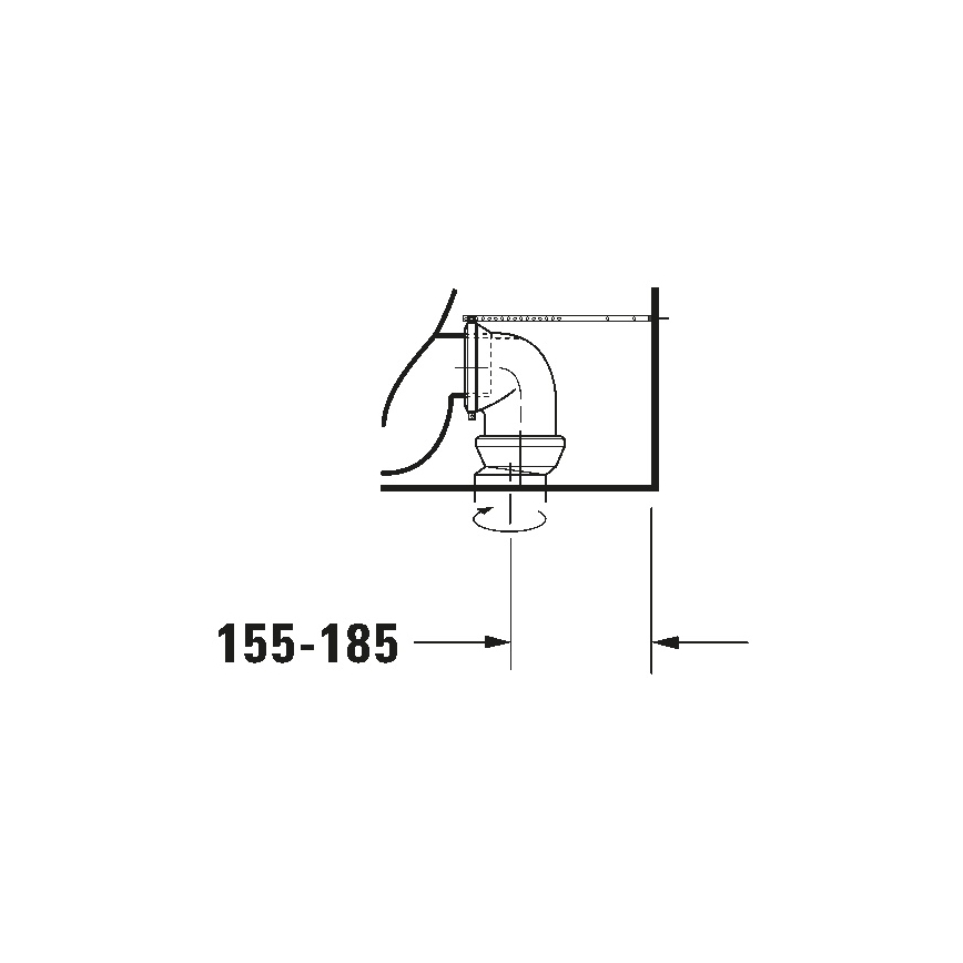 Duravit 21180900002 - WC combinato D-CODE ceramica/bianco lucido