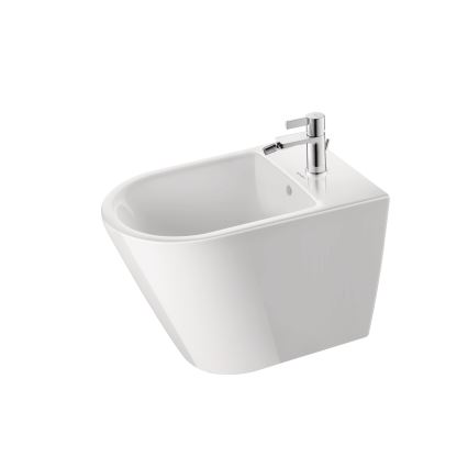 Duravit 2294100000 - Bidet a pavimento D-NEO in ceramica, bianco lucido