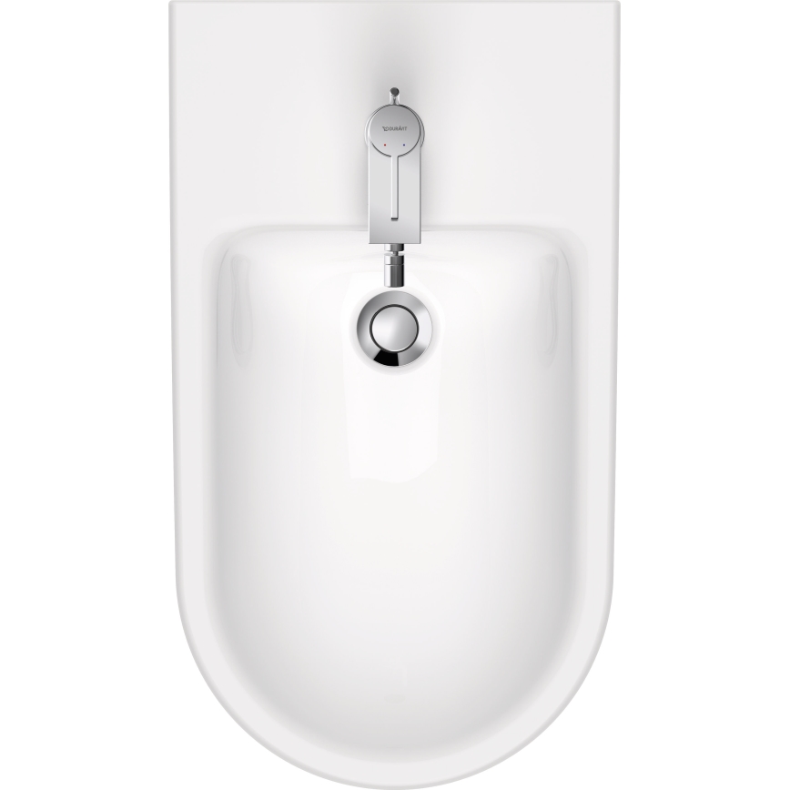 Duravit 2294100000 - Bidet a pavimento D-NEO in ceramica, bianco lucido