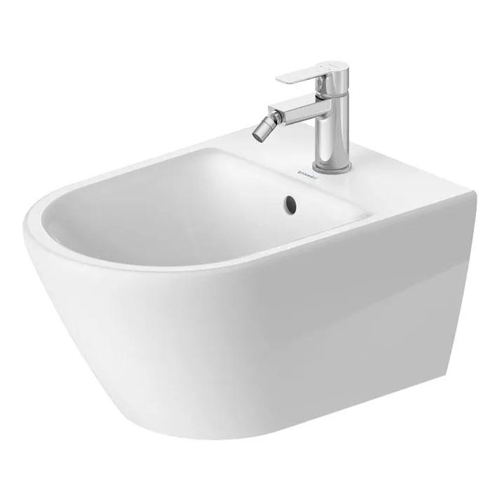Duravit 27271500002 - Bidet sospeso D-CODE in ceramica, finitura bianco lucido