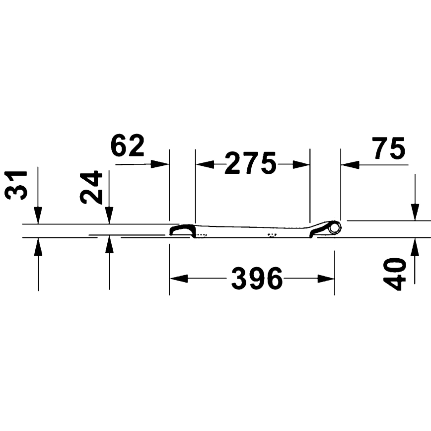 Duravit 28310000 - Sedile per WC D-CODE 37,4x42 cm, bianco