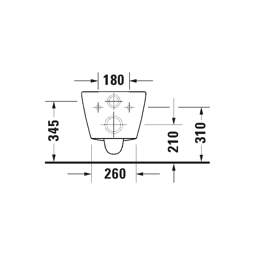 Duravit 29030900212 - WC sospeso Rimless D-CODE ceramica/bianco lucido