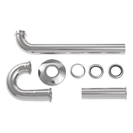 Duravit 50260000 - Sifone per lavabo UNIVERSAL, finitura cromata lucida