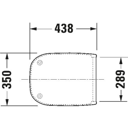 Duravit 67390099 - Sedile WC SoftClose D-CODE 35 x 43,8 cm, bianco