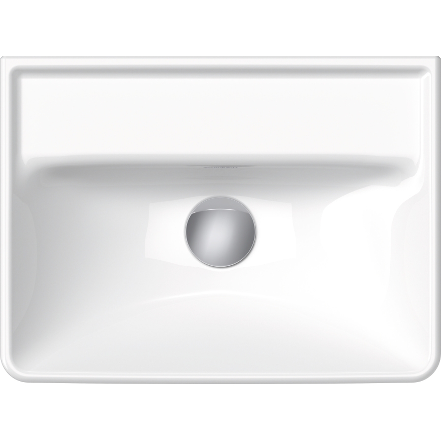 Duravit 738450070 - Lavabo sospeso D-NEO 45 x 33,5 cm in ceramica, finitura bianco lucido