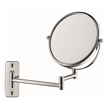 Duravit 99121000 - Specchio cosmetico da parete D-CODE, cromo lucido