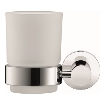 Duravit 99191000 - Portaspazzolini da parete D-CODE, lato sinistro, cromo lucido