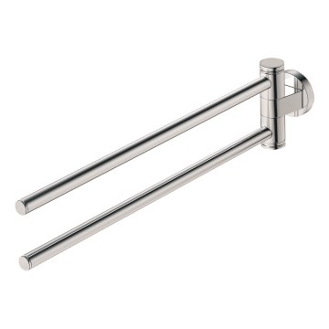 Duravit 99221000 - Porta asciugamani da parete D-CODE 44,7 cm, cromo lucido