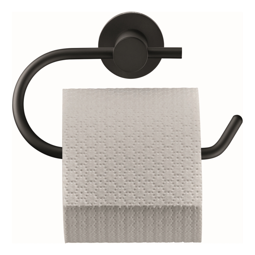 Duravit 99264600 - Porta carta igienica D-CODE nero opaco