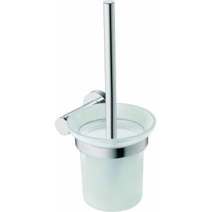 Duravit 99271000 - Scopino WC da parete D-CODE, finitura cromo lucido