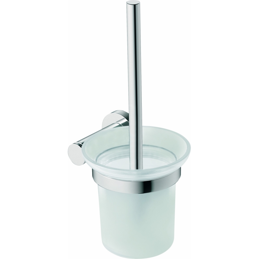 Duravit 99271000 - Scopino WC da parete D-CODE, finitura cromo lucido