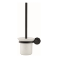 Duravit 99274600 - Scopino WC da parete D-CODE, nero opaco