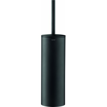 Duravit 99284600 - Scopino per WC da terra D‑CODE, nero opaco