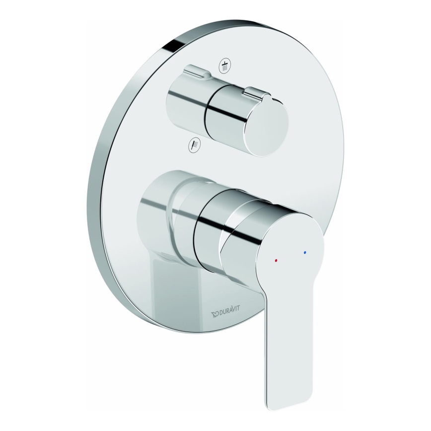 Duravit DC4210012010 - Miscelatore doccia da incasso D-CODE cromo lucido