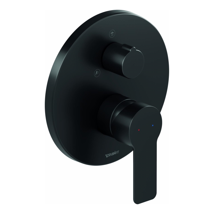 Duravit DC4210012046 - Miscelatore doccia da incasso D-CODE nero opaco