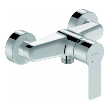 Duravit DC4230001010 - Miscelatore bidet a parete D-CODE, cromato lucido