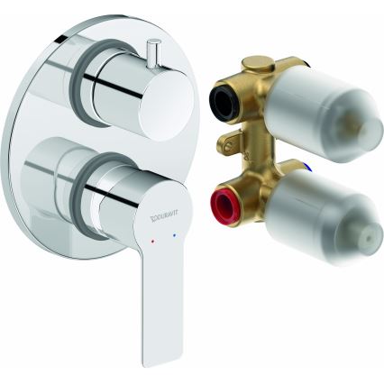 Duravit DC5210008010 - Miscelatore doccia da incasso D-CODE cromo lucido