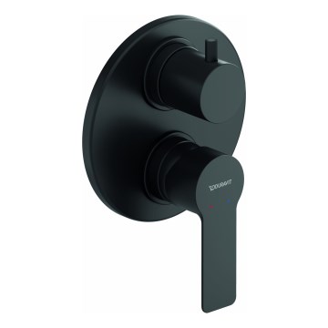 Duravit DC5210008046 - Miscelatore doccia da incasso D-CODE, finitura nero opaco
