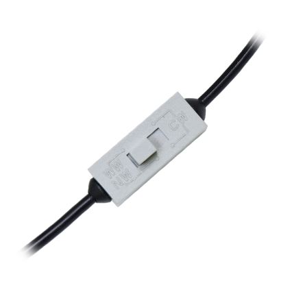 Plafoniera LED LADA LED/18W/230V 3000/4000/6000K diametro 22 cm nero