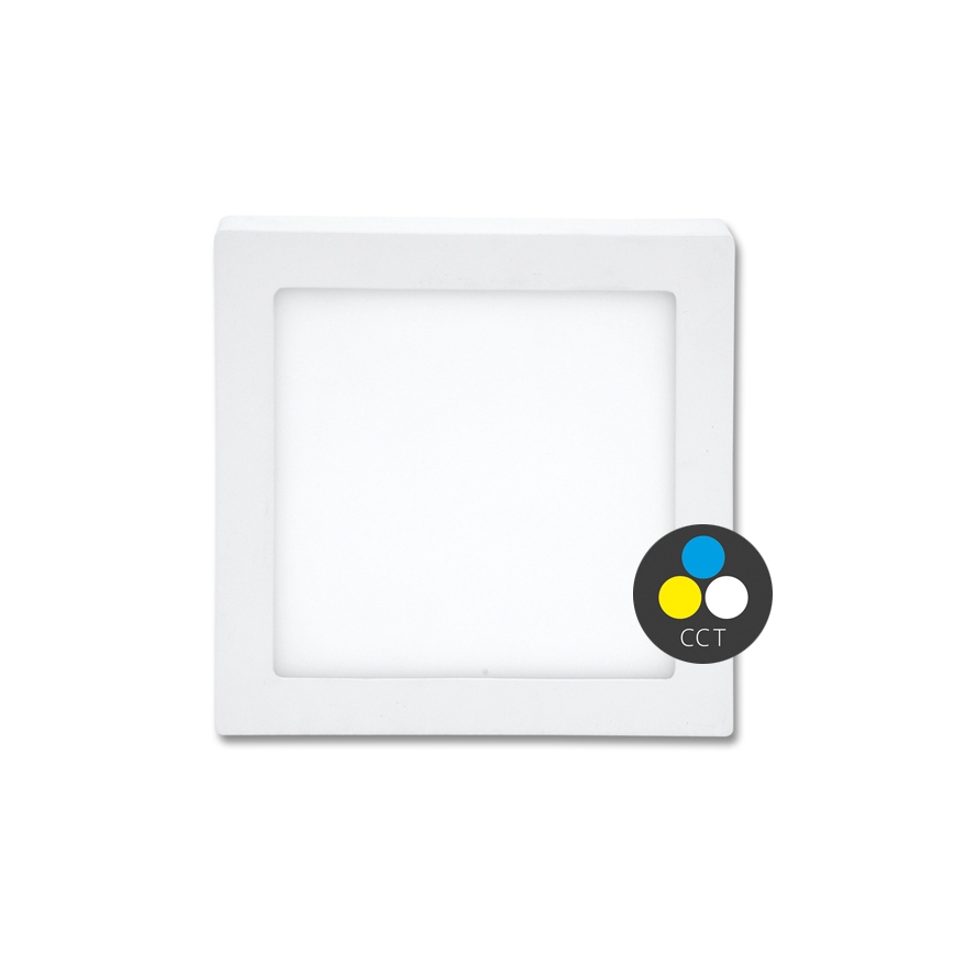 Plafoniera LED RAFA LED/12W/230V 3000/4000/6000K 17x17 cm bianco