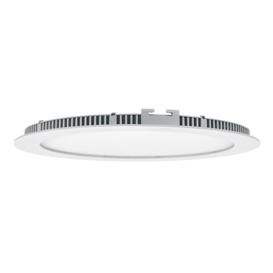 Lampada LED da incasso per bagni LADA LED/12W/230V 3000/4000/6000K diametro 17 cm IP44 bianco