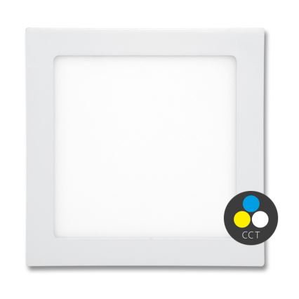 Lampada LED da incasso per bagni RAFA LED/18W/230V 3000/4000/6000K 22x22 cm IP44 bianco