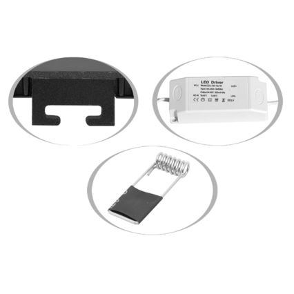 Lampada LED da incasso per bagni RAFA LED/18W/230V 3000/4000/6000K 22x22 cm IP44 bianco