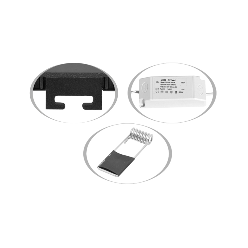 Lampada LED da incasso per bagni RAFA LED/18W/230V 3000/4000/6000K 22x22 cm IP44 bianco