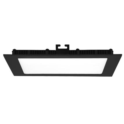 Lampada LED da incasso per bagni RAFA LED/6W/230V 3000/4000/6000K 12x12 cm IP44 nero