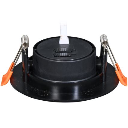 Lampada da incasso LED dimmerabile ZITA LED/3/5/7W/230V 3000/4000/6000K diametro 9 cm nero