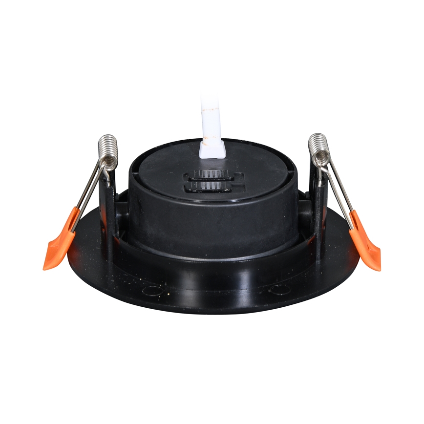 Lampada da incasso LED dimmerabile ZITA LED/3/5/7W/230V 3000/4000/6000K diametro 9 cm nero