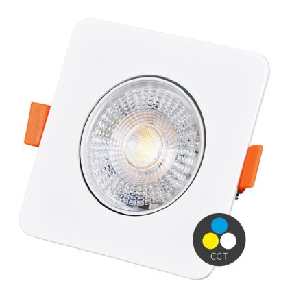 Lampada da incasso LED dimmerabile KENT LED/3/5/7W/230V 3000/4000/6000K 9x9 cm bianco