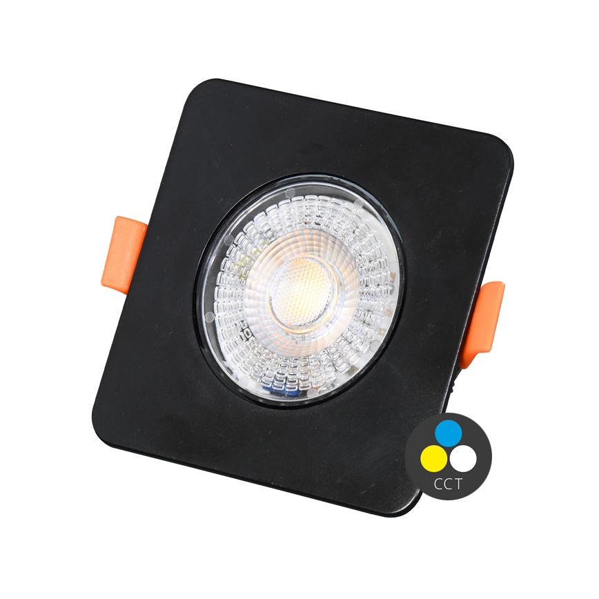 Lampada da incasso LED dimmerabile KENT LED/3/5/7W/230V3000/4000/6000K 9x9 cm nero