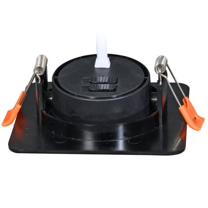 Lampada da incasso LED dimmerabile KENT LED/3/5/7W/230V3000/4000/6000K 9x9 cm nero