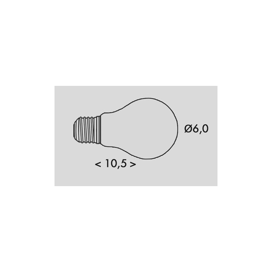 Lampadina LED RETRO A60 E27/2,3W/230V 3000K 485lm