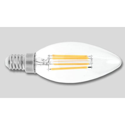 Lampadina LED RETRO C37 E14/2W/230V 3000K 320lm