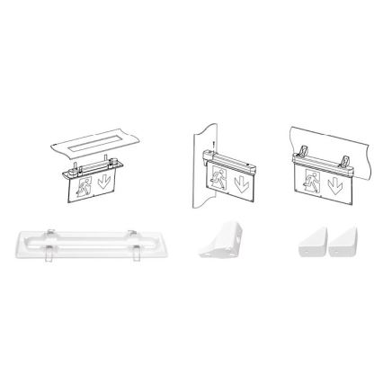 Luce di emergenza a LED ALPHA LED/2,7W/230V 6000K 800 mAh