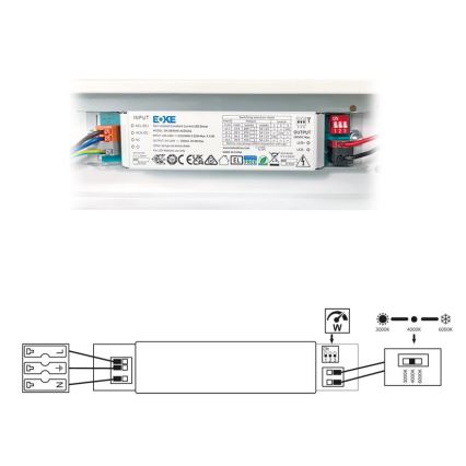 LED Lampada fluorescente VELO LED/11/15/20W/230V 3000/4000/6000K 60 cm bianco