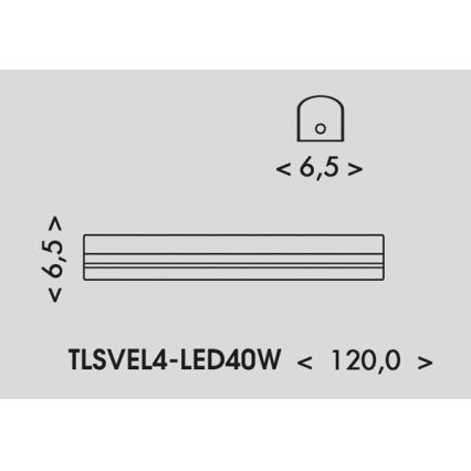 LED Lampada fluorescente VELO LED/24/32/40W/230V 3000/4000/6000K 120 cm bianco