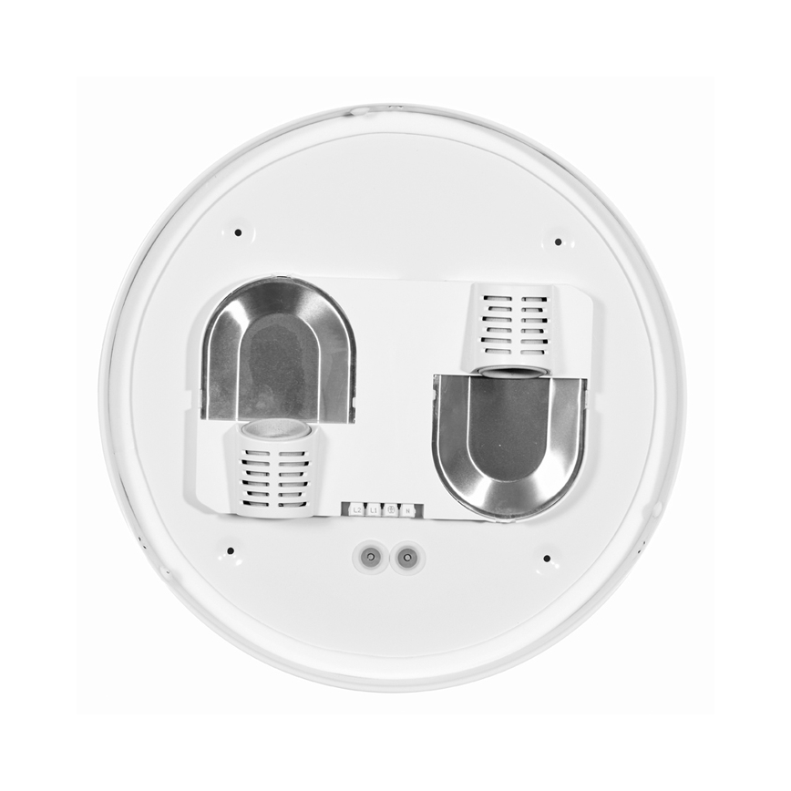 Plafoniera da esterno HECTOR 2xE27/60W/230V diametro 40 cm IP44 opale bianco