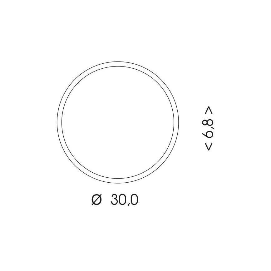 Plafoniera LED da esterno MARTIN LED/15W/230V 3000/4000K diametro 30 cm IP65 bianco