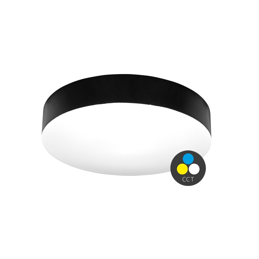 Plafoniera LED da bagno MAKARON LED/36W/230V 3000/4000/6000K diametro 40 cm IP44 nero