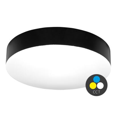 Plafoniera LED da bagno MAKARON LED/50W/230V 3000/4000/6000K diametro 50 cm IP44 nero