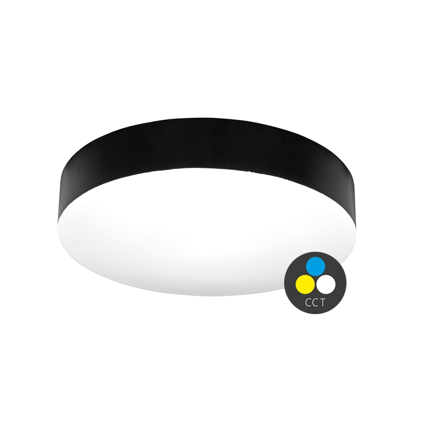 Plafoniera LED da bagno MAKARON LED/50W/230V 3000/4000/6000K diametro 50 cm IP44 nero