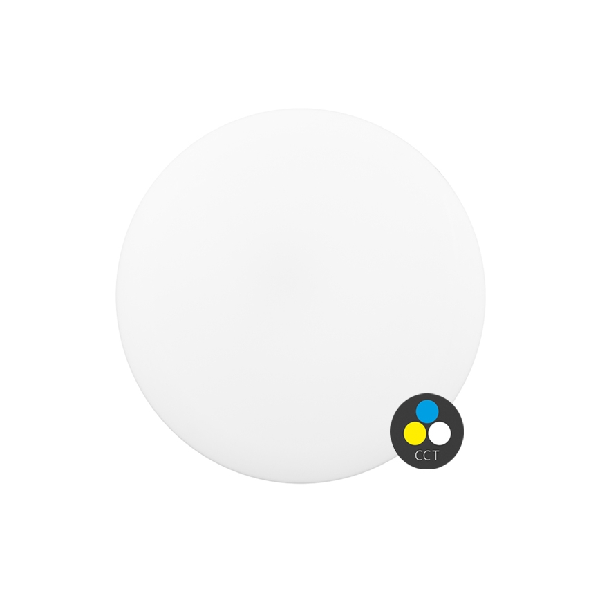 Plafoniera LED da bagno DISK LED/12W/230V 3000/4000/6500K diametro 23 cm IP44 bianco
