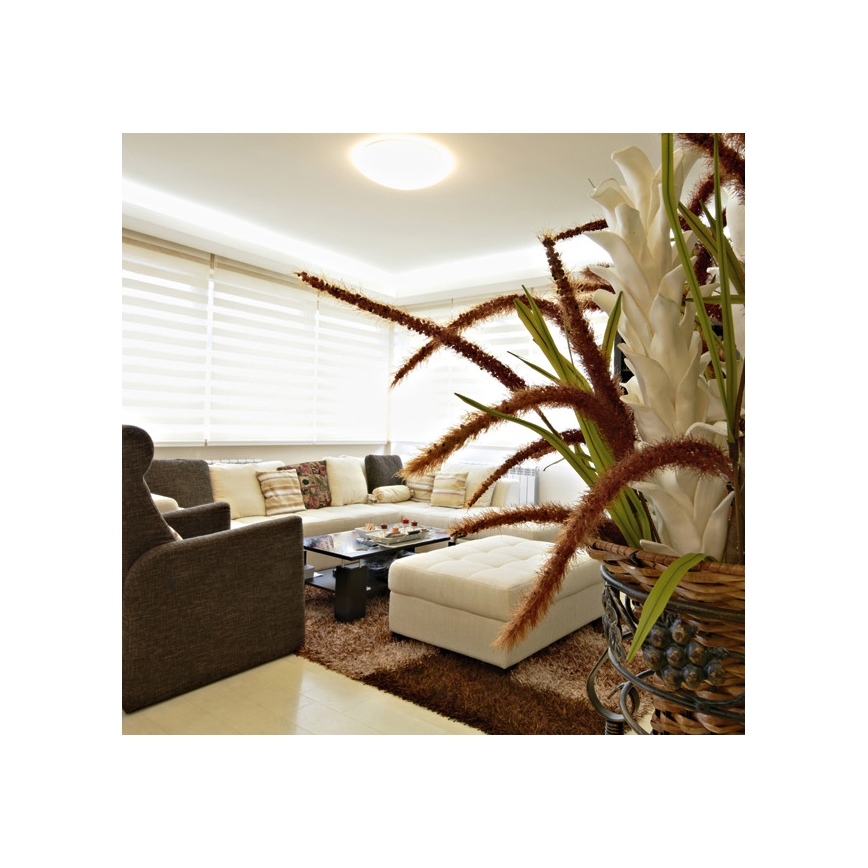 Plafoniera LED dimmerabile DIAMANT LED/25W/230V + telecomando