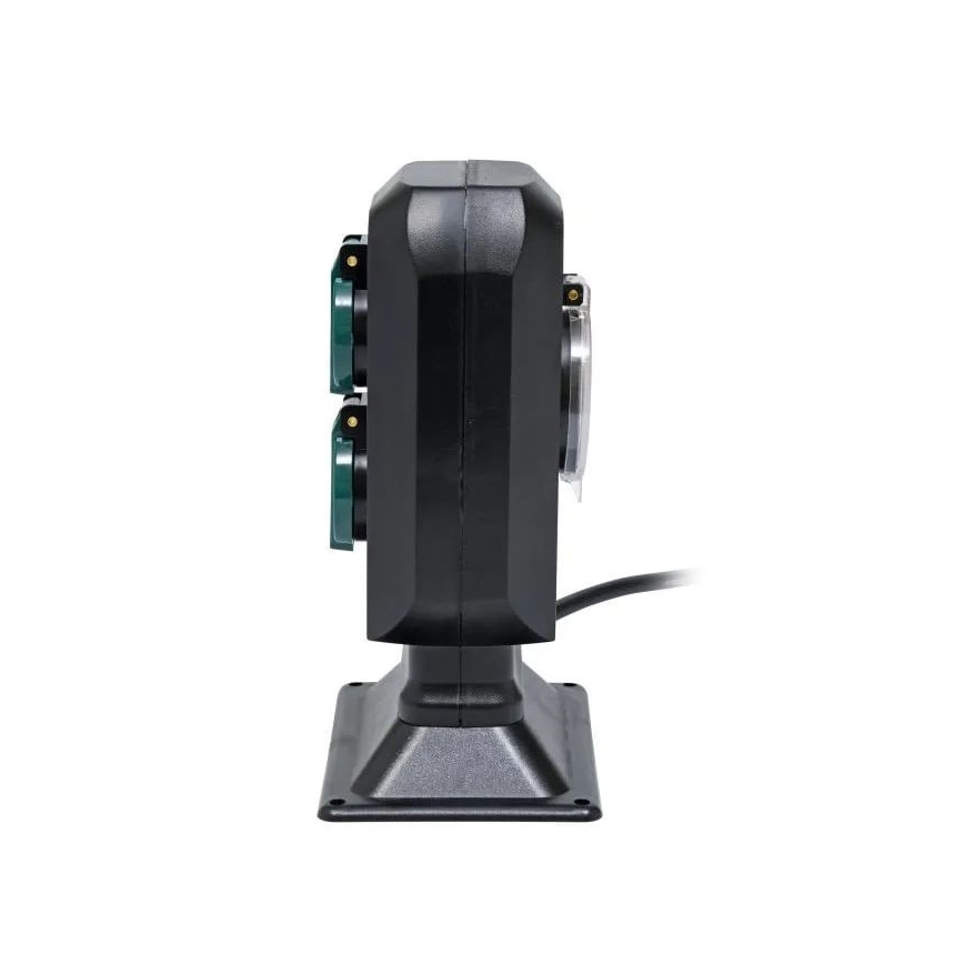 Multipresa verticale da esterno con timer 2Z IP44