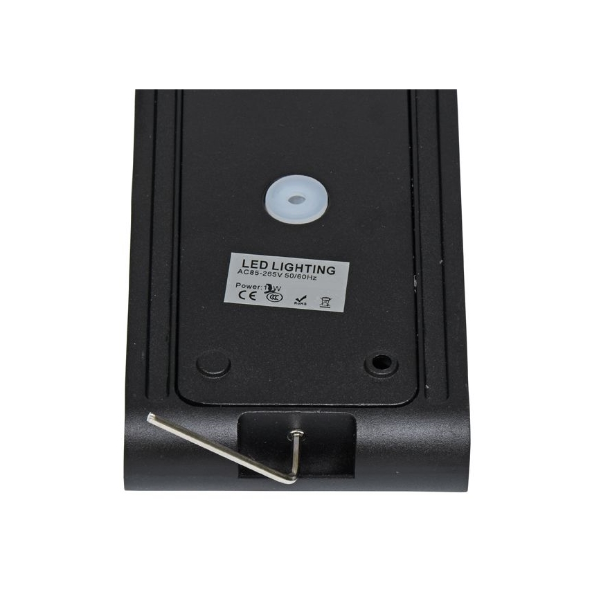 Applique a LED da esterno BRICK 2xLED/6W/230V 3000/4000/6500K IP65 nero