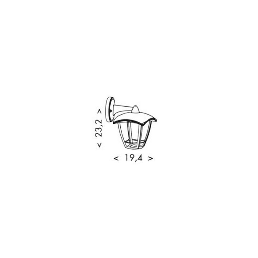 LED Applique da esterno VERONA LED/8W/230V IP44